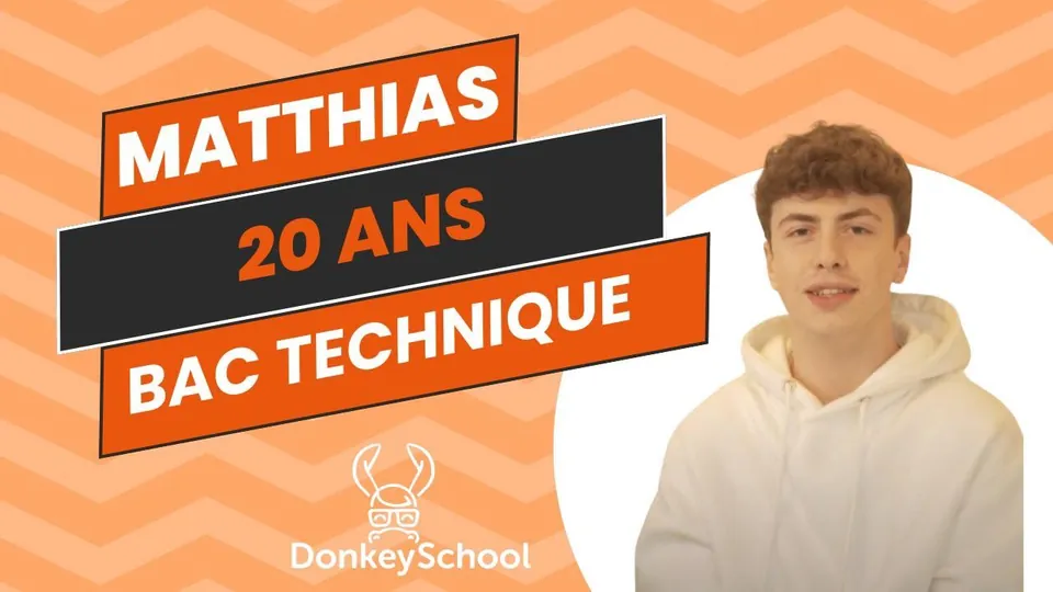 Matthias, ancien élève de DonkeySchool